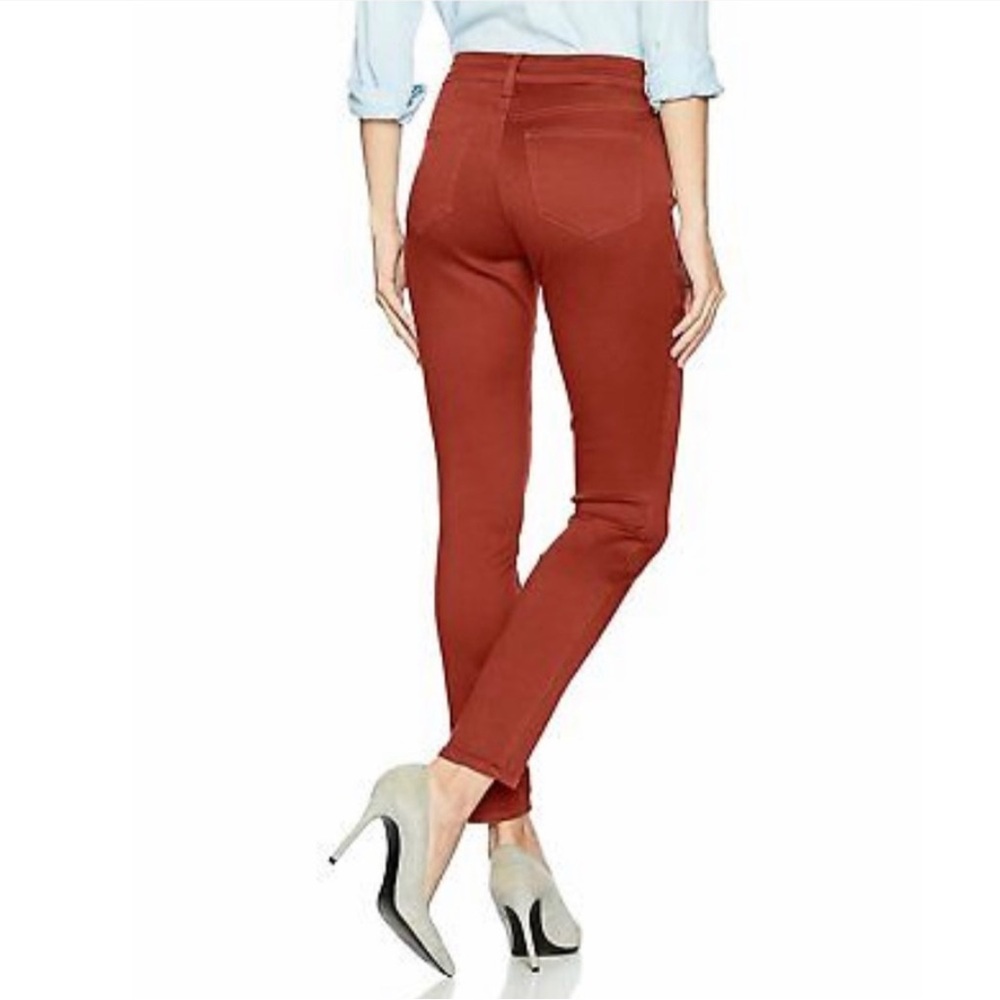 NWOT NYDJ AMI Red Burnt Orange Skinny Legging Jeans size 12P